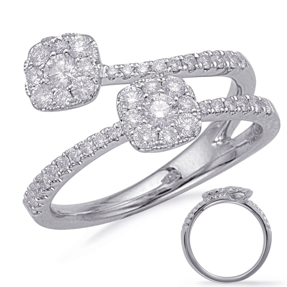 White Gold Diamond Fashion Ring