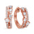 Rose Gold Diamond Earring