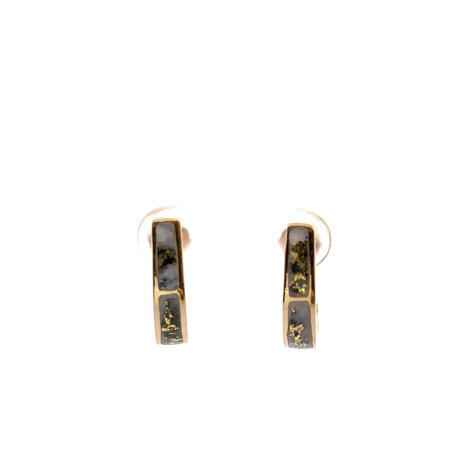 Natural Gold Quartz Earrings by Orocal