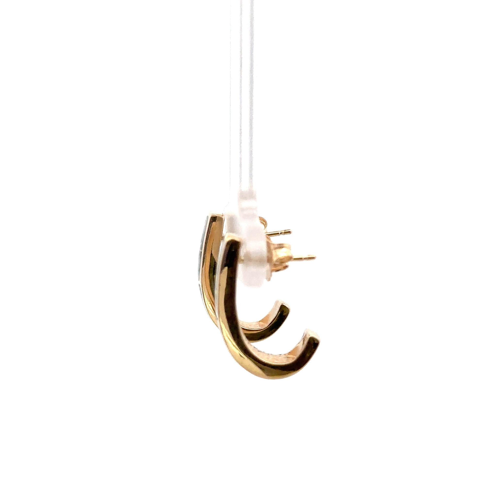 Natural Gold Quartz Earrings by Orocal