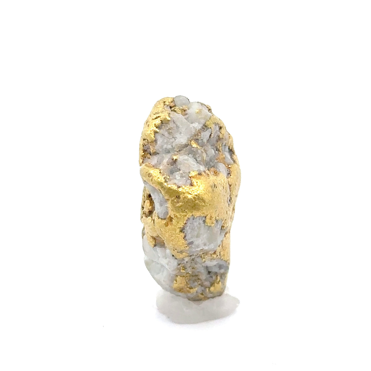 Australian Natural Gold Quartz and Nugget, 26.86 Grams