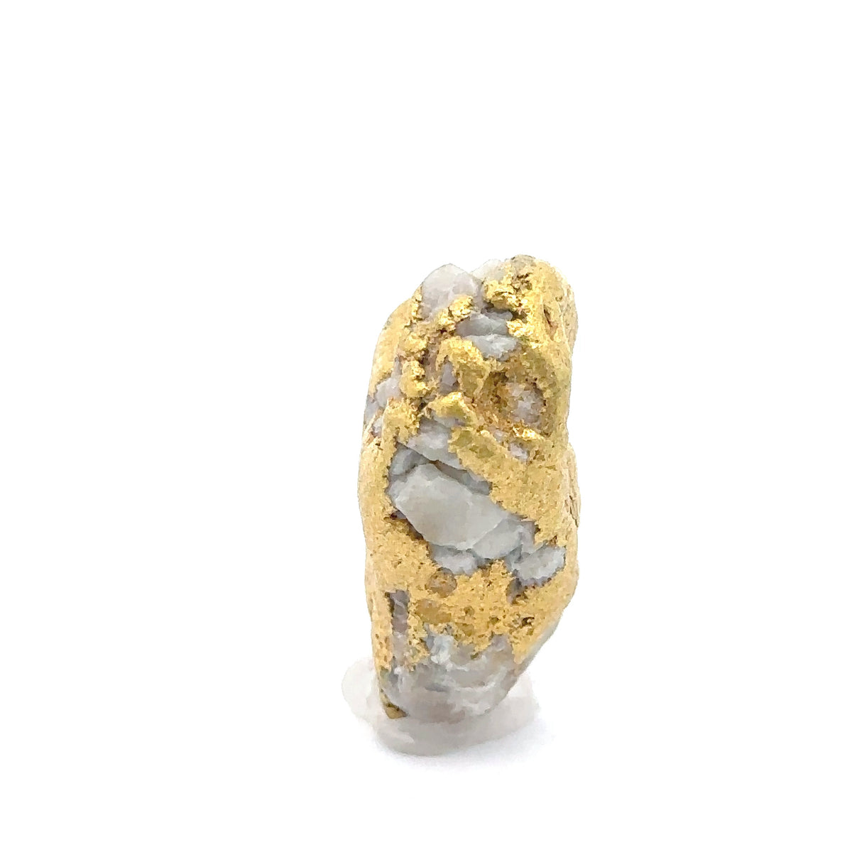 Australian Natural Gold Quartz and Nugget, 26.86 Grams
