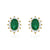 Emerald Fashion Studs
