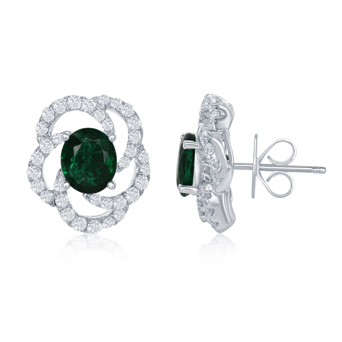 Emerald Fashion Studs