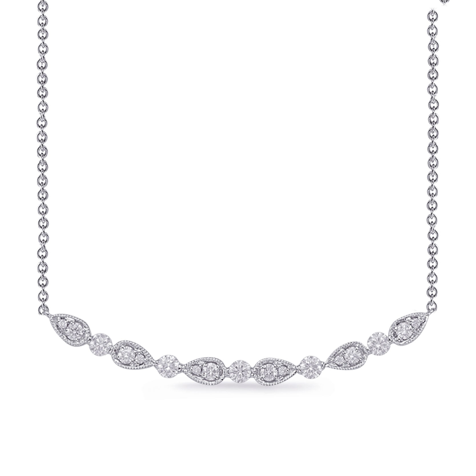 White Gold Diamond Necklace
