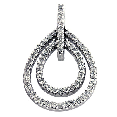 White Gold Diamond Pendant