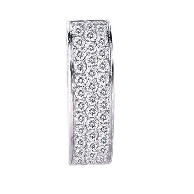 White Gold Pave Penadnt