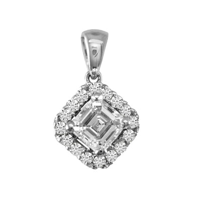 White Gold Diamond Pendant