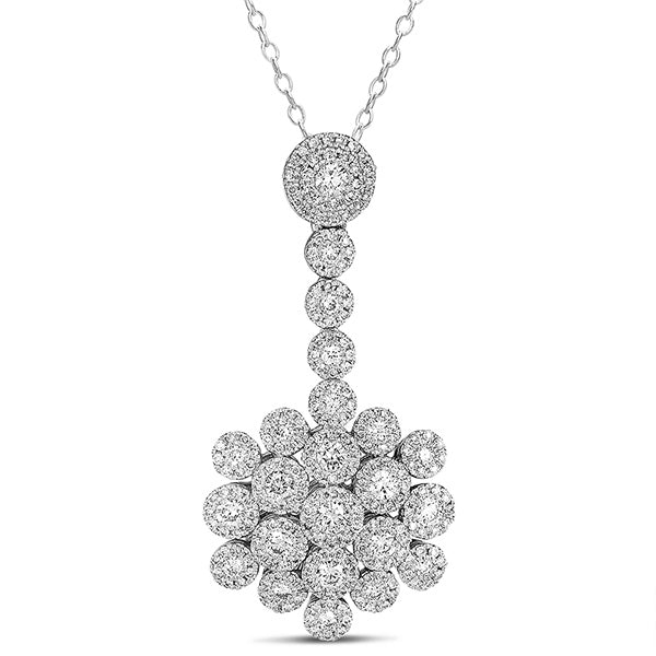 White Gold Diamond Pendant