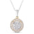 White & Yellow Gold Diamond Pendant