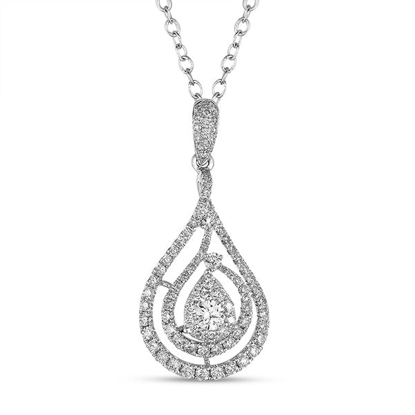 White Gold Diamond Pendant