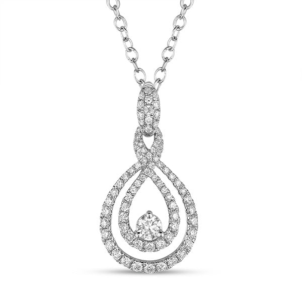 White Gold Diamond Pendant