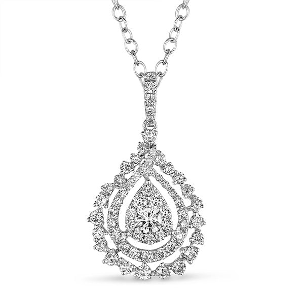 White Gold Diamond Pendant