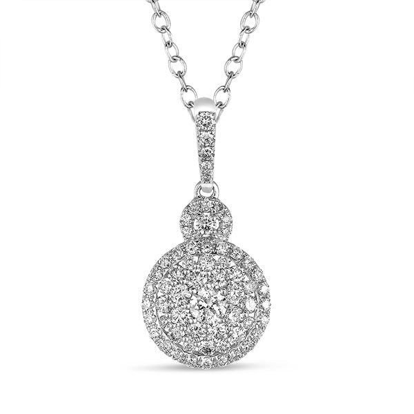 White Gold Diamond Pendant