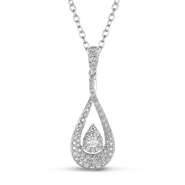 White Gold Diamond Pendant