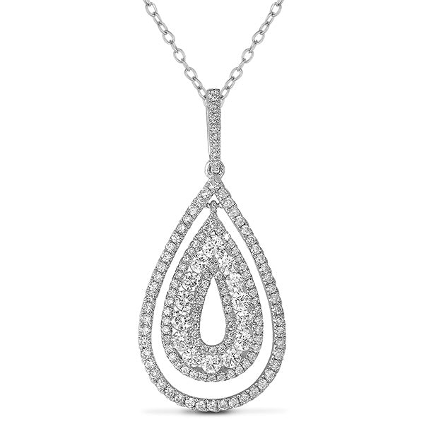 White Gold Diamond Pendant