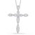 White Gold Diamond Cross