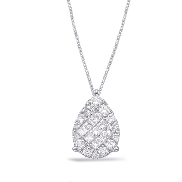 White Gold Diamond Pendant