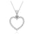 Heart Pendant Made In 14K White Gold