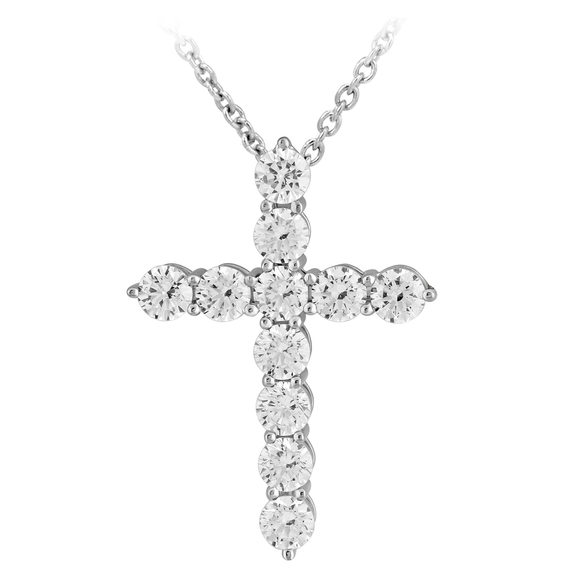 New Cross Pendant Made In 14K White Gold