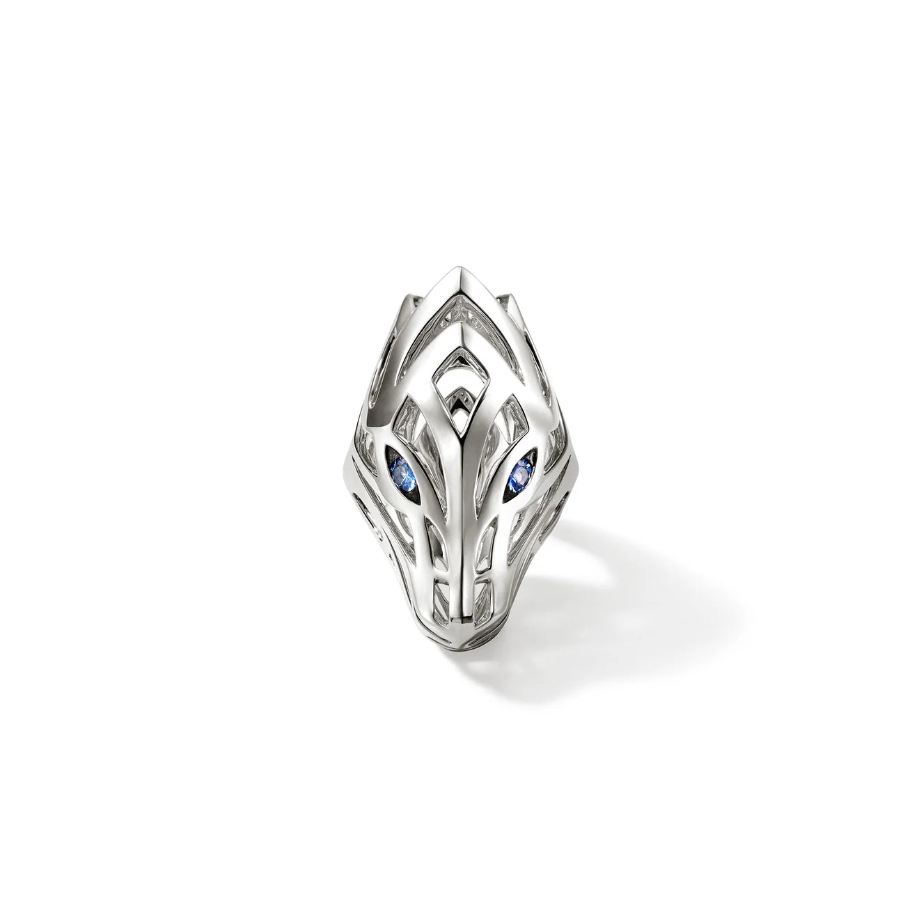 Naga Saddle Ring in Sterling Silver by John Hardy