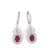 Ruby Dangle Earrings