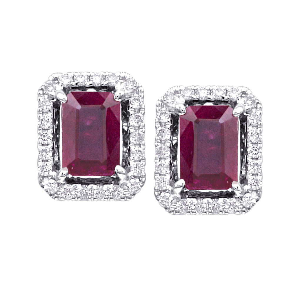 Ruby Fashion Studs