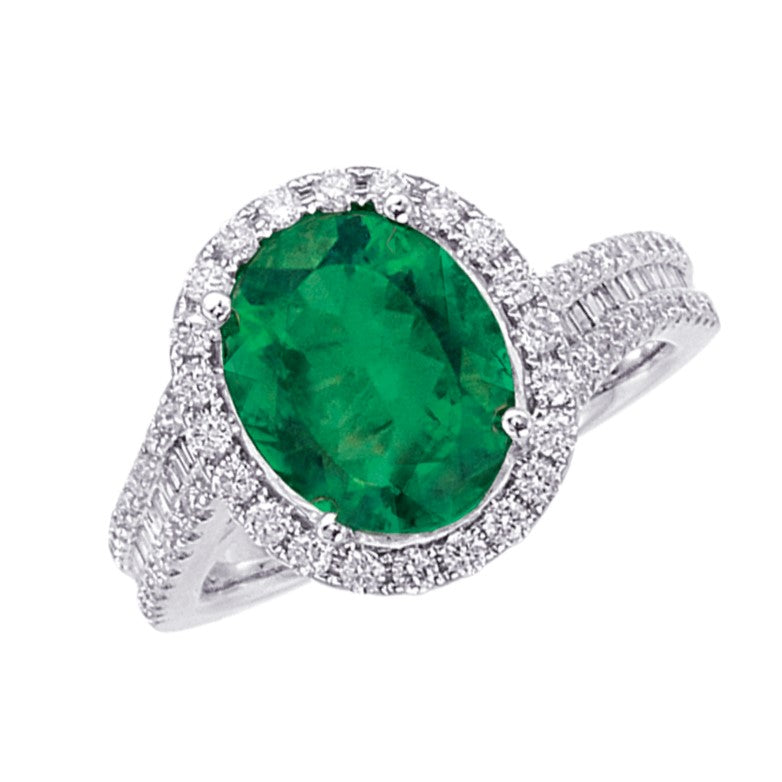 Columbian Emerald Ring with CDC Report