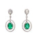 Emerald Dangle Earrings