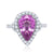 Ceylon Pink Sapphire Ring with CDC Report