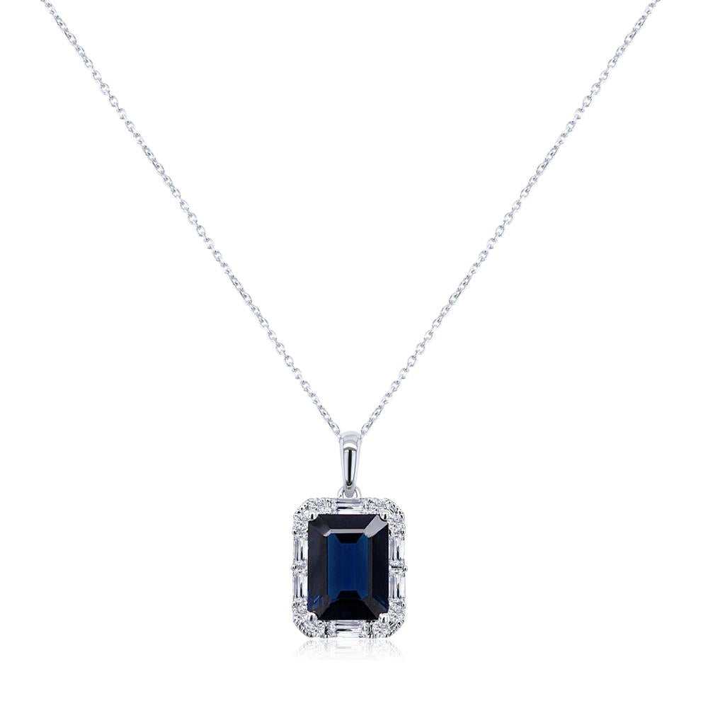 CDC Certified Sapphire Pendant
