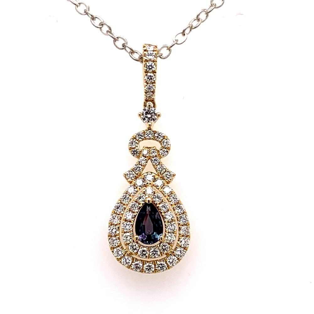 IGI Certified Alexandrite Pendant