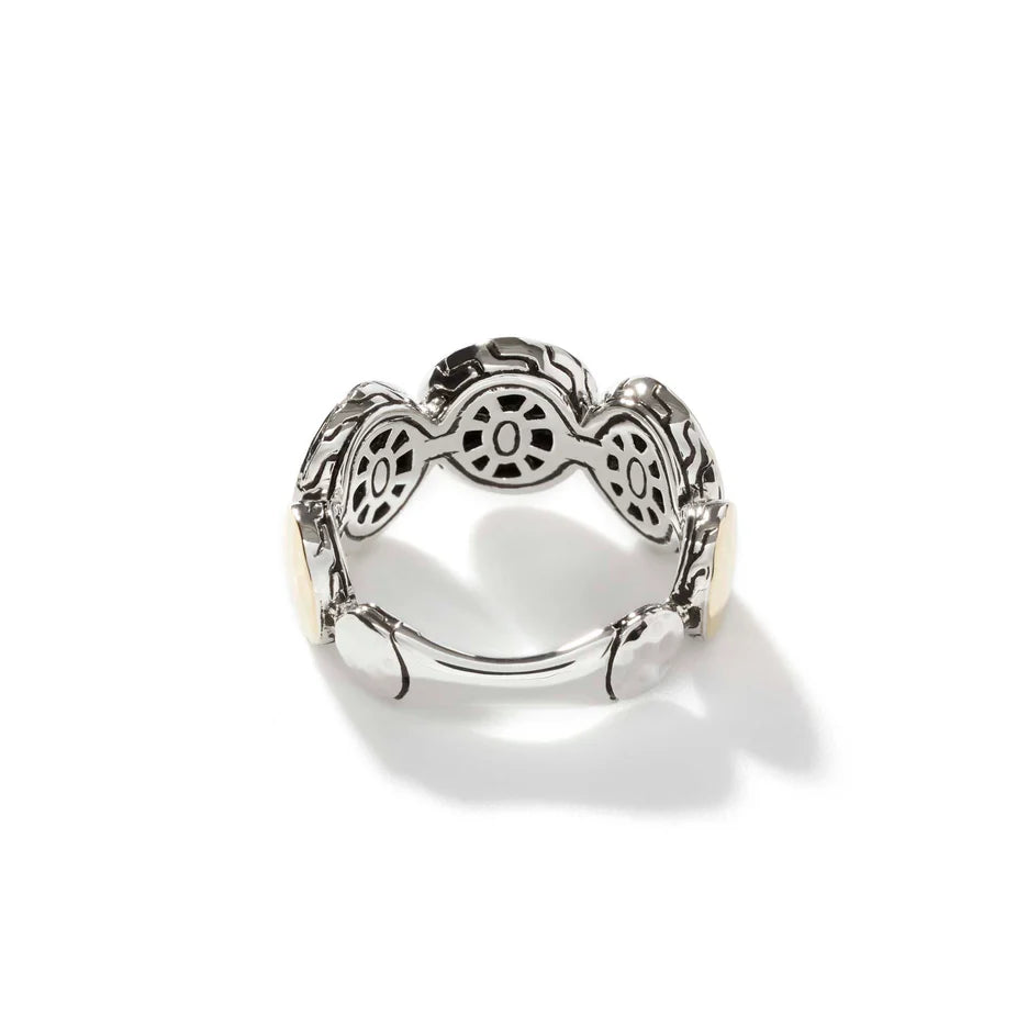 Palu Dot Band Ring in Gold and Sterling Silver by John Hardy