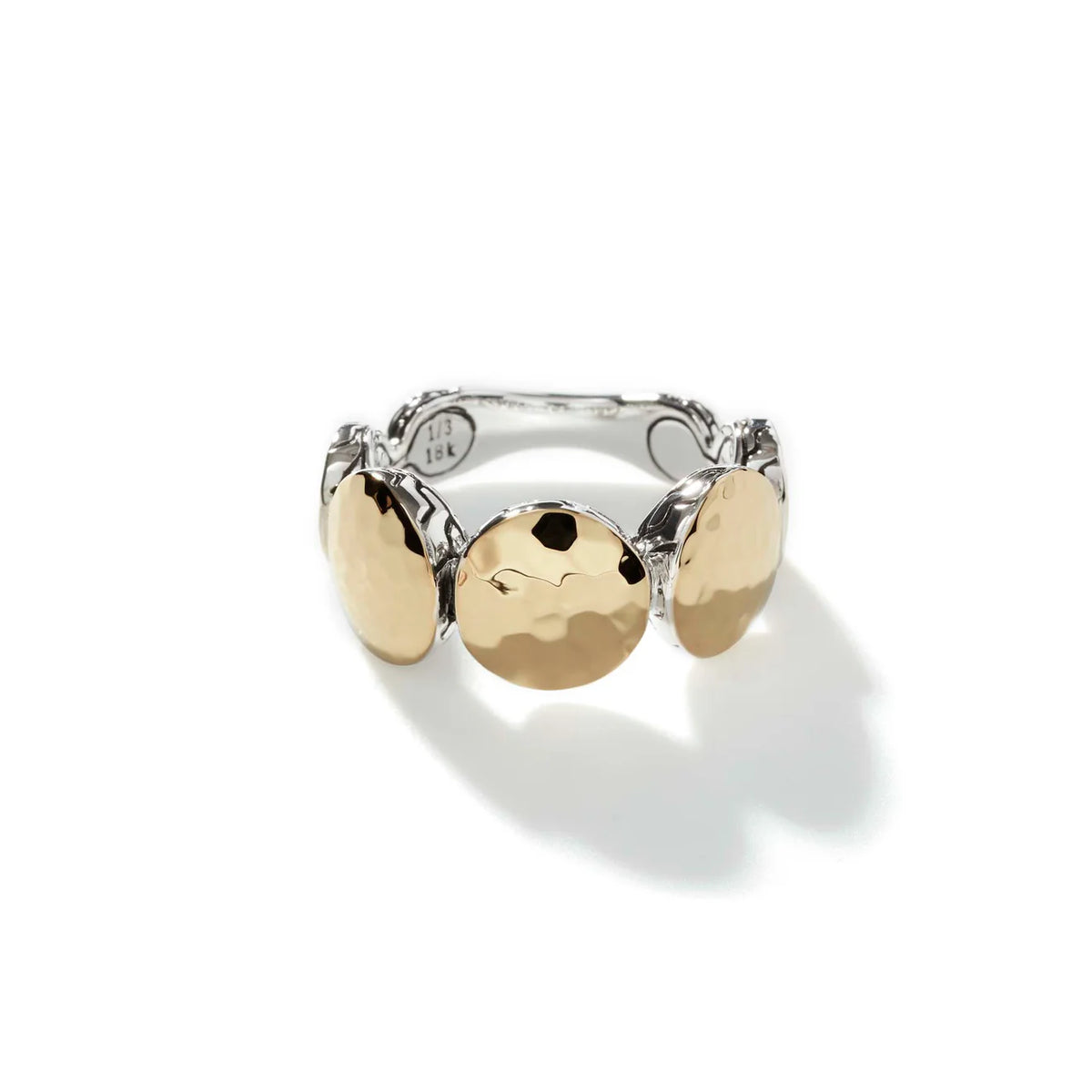 Palu Dot Band Ring in Gold and Sterling Silver by John Hardy