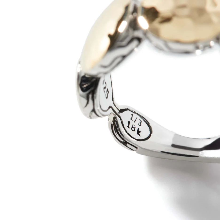 Palu Dot Band Ring in Gold and Sterling Silver by John Hardy