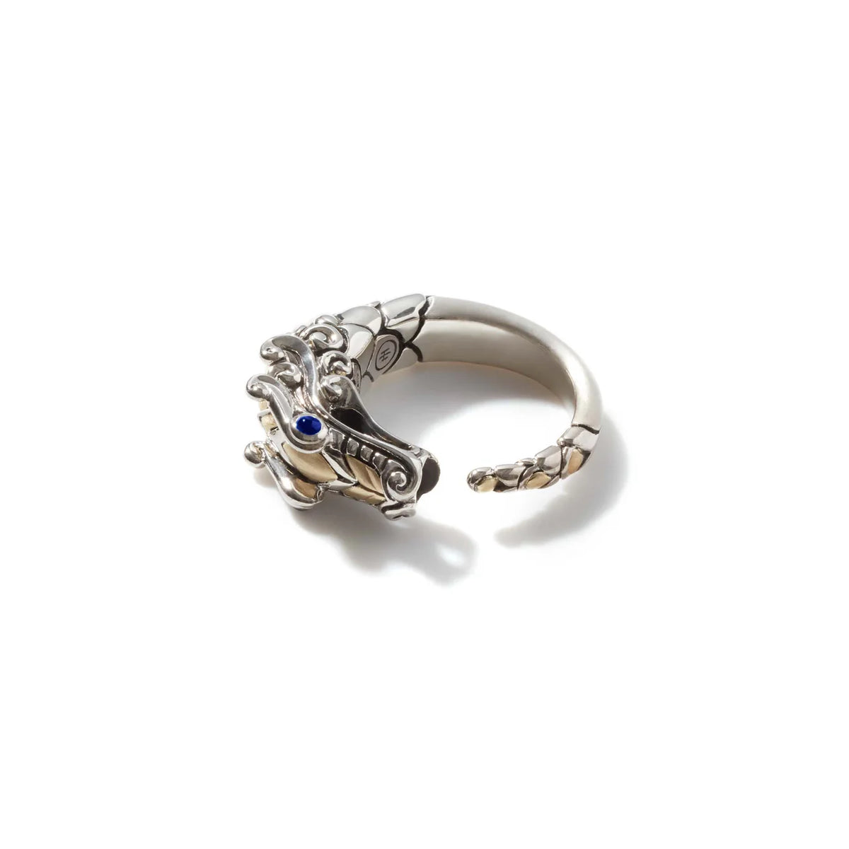Naga Ring, Sterling Silver, Gold by John Hardy