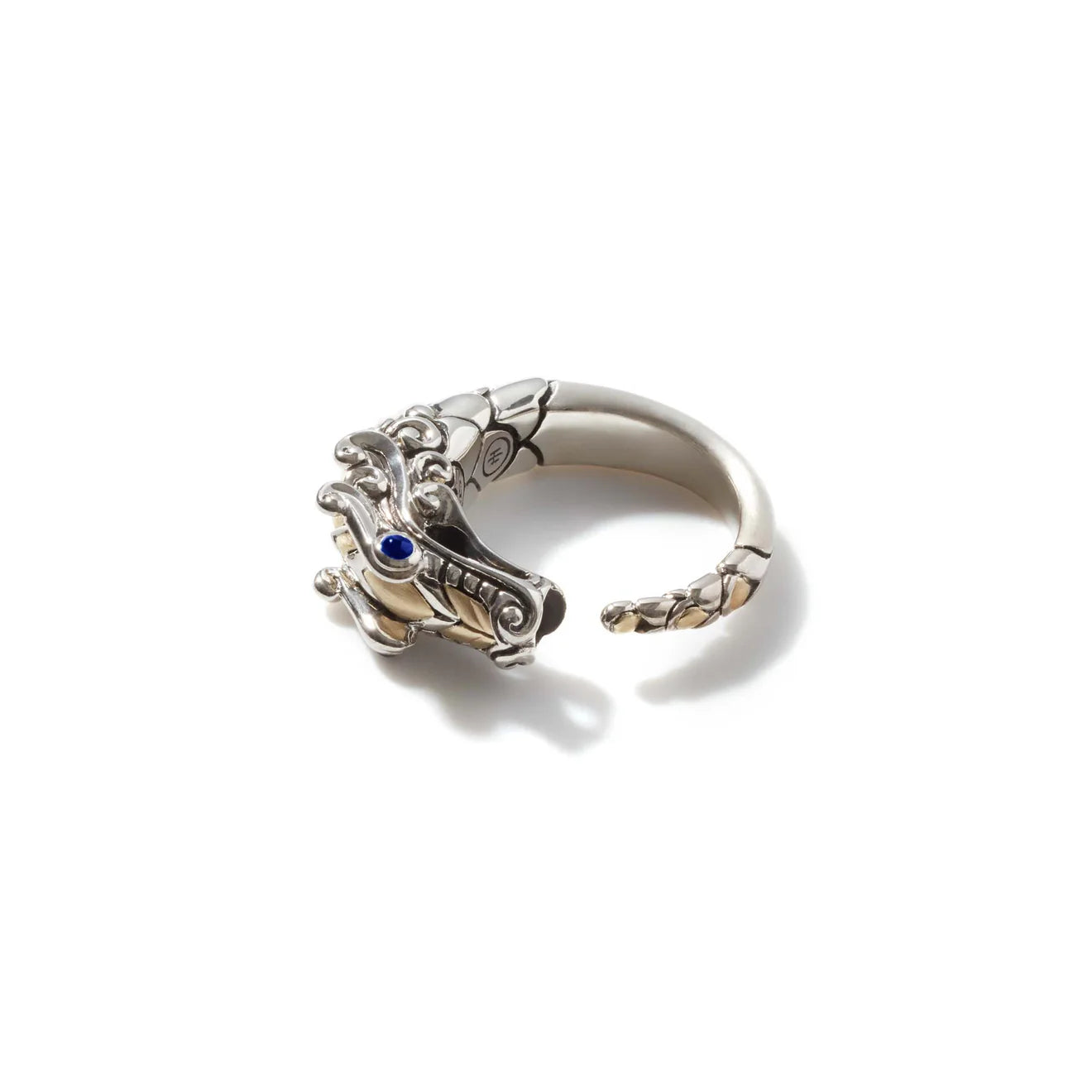 Naga Ring, Sterling Silver, Gold by John Hardy