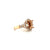 Diamond Semi-Mount With Diamond Halo And Diamond Accents In 14Kt Rose Gold D-1.20Ct Sm
