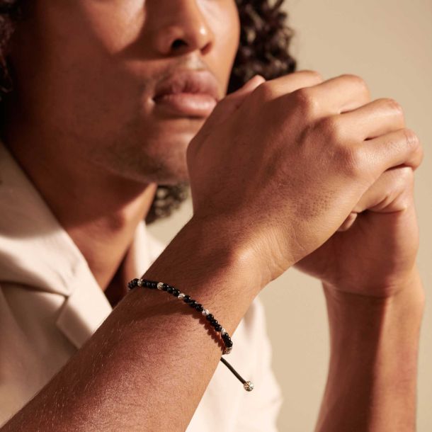 Classic Chain Pull Through Bead Bracelet in Silver by John Hardy