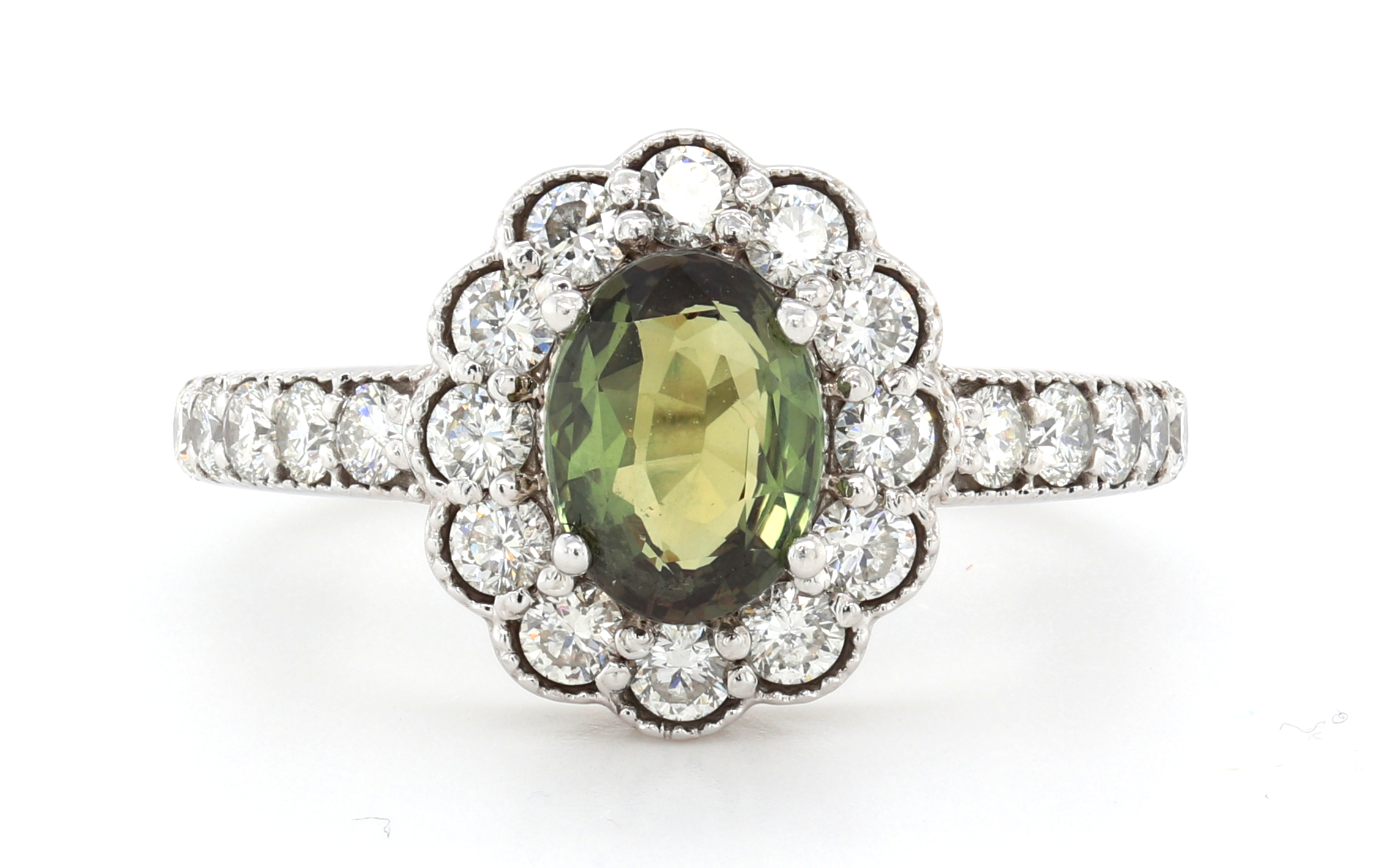 Alexandrite and sales peridot ring