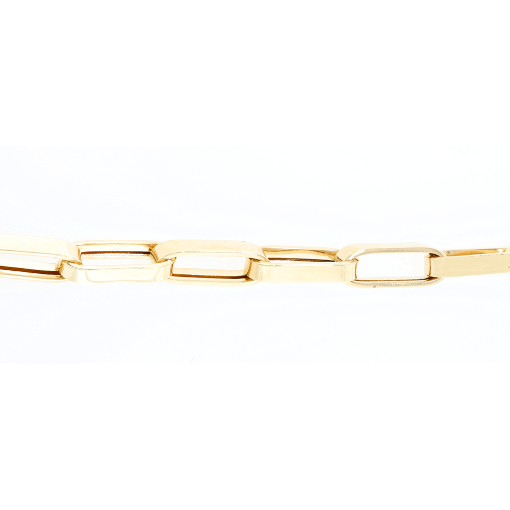 14K Yellow Anchor Style Link Chain 22 Inches