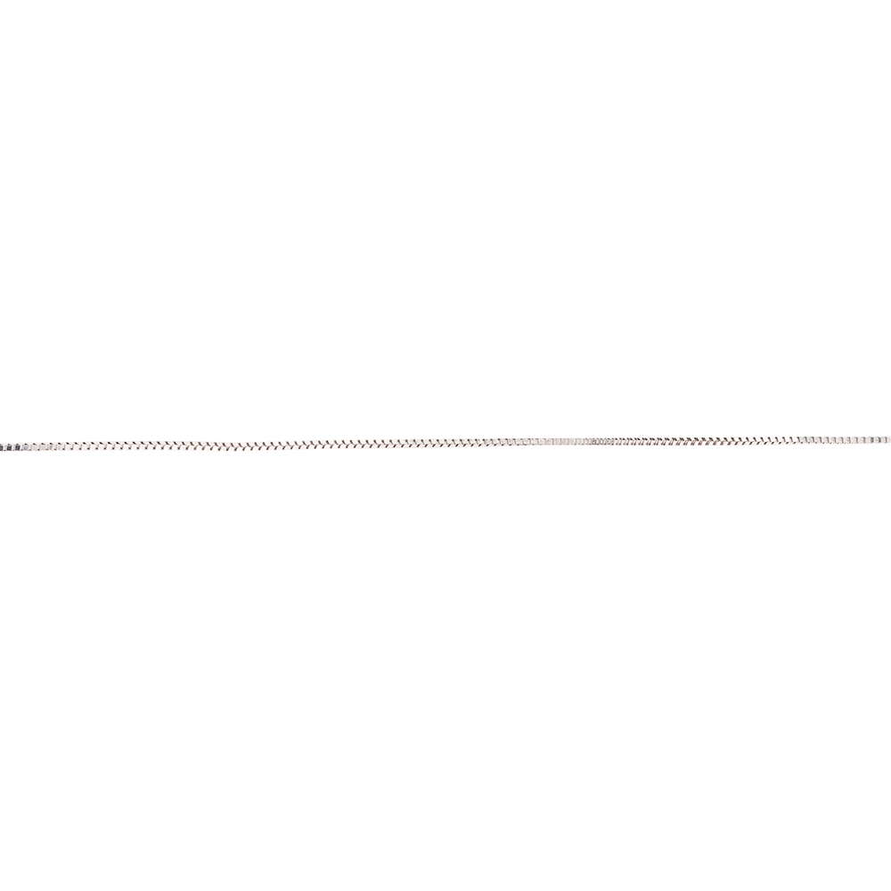 14K White Gold Box Chain 1.45 Grams