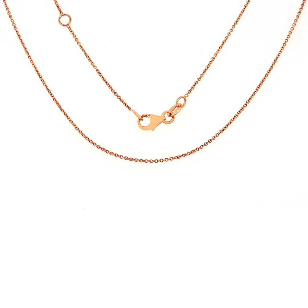 14K Rose Gold Link Chain 1.43Gr