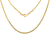 14Kt Yellow Gold Wheat Link Chain