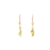 14K Yellow Gold Nugget Lever Back 1.90 Grams Earrings