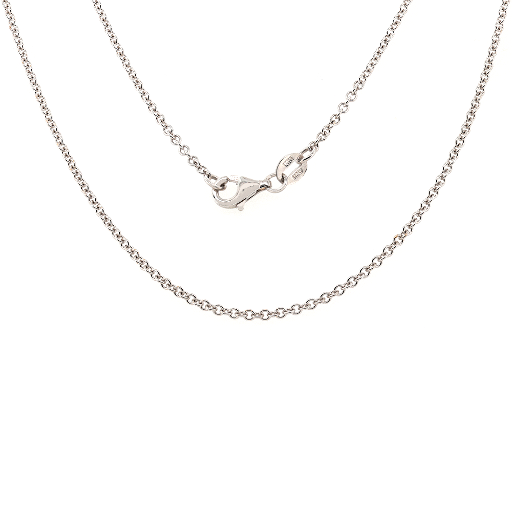 14Kt White Gold Chain, 6.15Gms