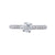 18Kt White Gold Diamond Solitaire RIng - 0.91 total carat weight