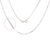 14K White Gold Box Chain 0.9Gr