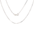 14K White Gold Box Chain 0.95Gr