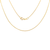 14K Yellow Gold Wheat Link Chain
